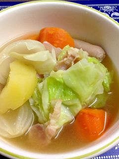 野菜を食べよう♪シンプル・ポトフ-レシピのメイン写真