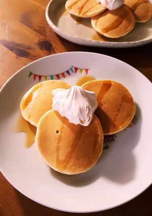 マリームでミルキーパンケーキ♪-レシピのメイン写真