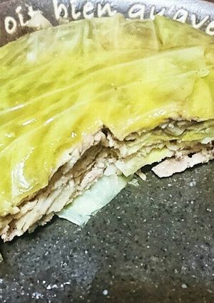 レンジで10分❗ブタとキャベツの重ね蒸し-レシピのメイン写真