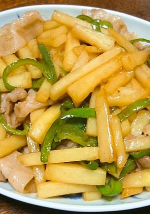 ＊じゃがいもと豚バラのさっぱり炒め＊-レシピのメイン写真