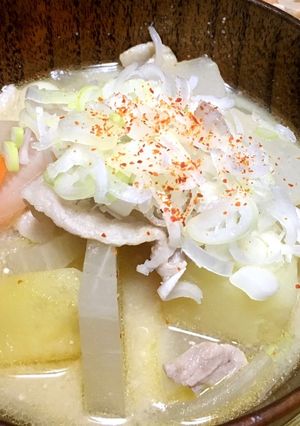 豚汁(ヨーグルトで白味噌風に!)-レシピのメイン写真