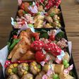 2017 お弁当 フラワーハンバーグ