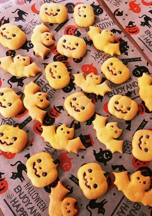 ★簡単★かぼちゃのハロウィンクッキー☆-レシピのメイン写真