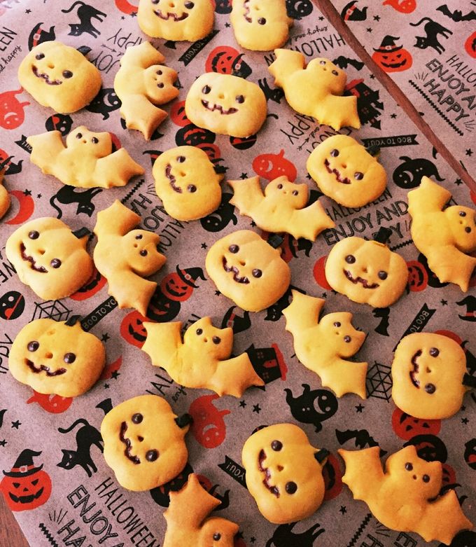 ★簡単★かぼちゃのハロウィンクッキー☆-レシピのメイン写真