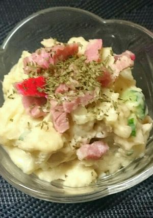 【煮汁】煮卵リメイクポテトサラダ【でも】-レシピのメイン写真