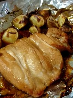 鶏むね肉のローストチキン-レシピのメイン写真