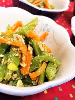 旬★簡単★5分★【ささげの胡麻和え】-レシピのメイン写真