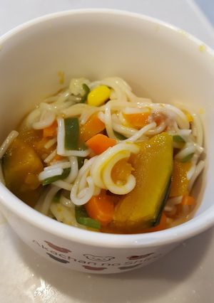 離乳食 カボチャのにゅうめん-レシピのメイン写真