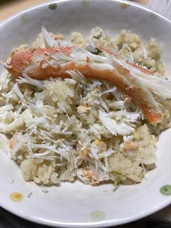 炊飯器で簡単!カニピラフ-レシピのメイン写真