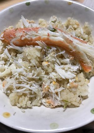 炊飯器で簡単！カニピラフ-レシピのメイン写真
