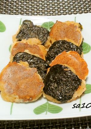 香ばしモチモチ！海苔チーズれんこんもち！-レシピのメイン写真