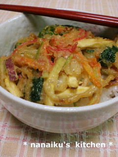 かき揚げ丼-レシピのメイン写真