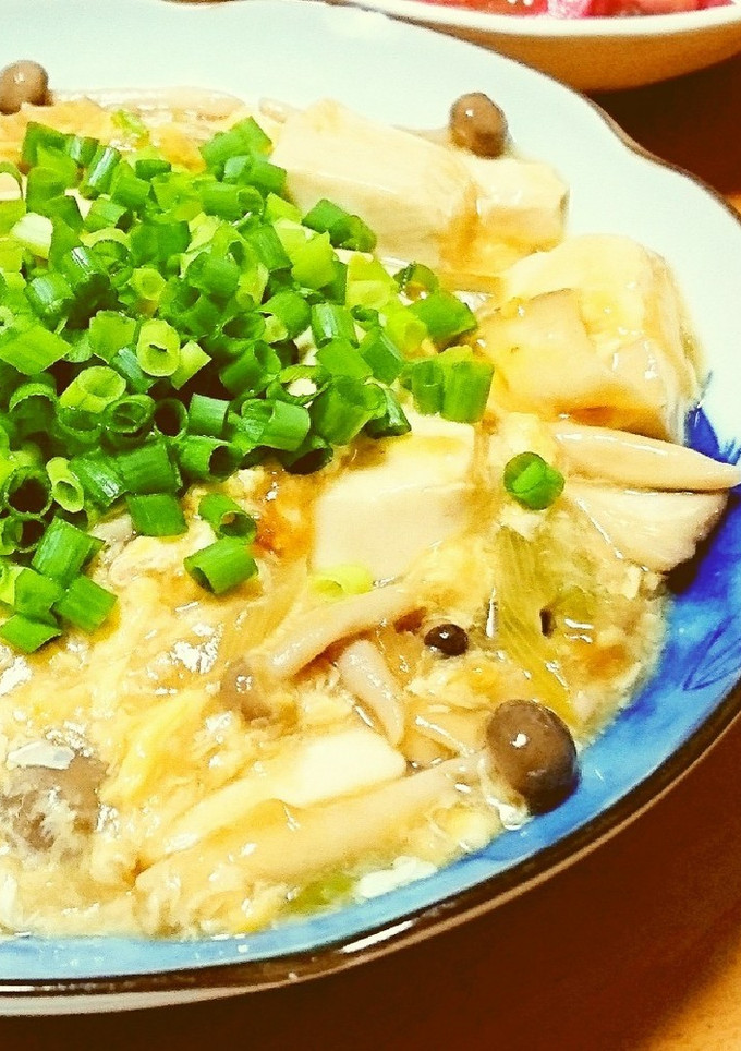 豆腐ときのこのトロトロ卵とじ-レシピのメイン写真