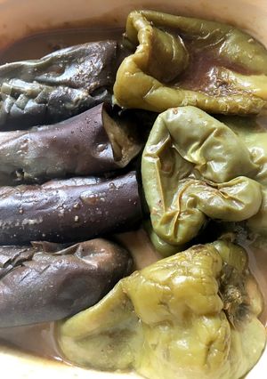 ナスと丸ごとピーマンの煮物-レシピのメイン写真