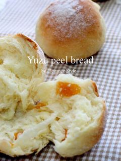 フープロで作る「柚子ピールパン」-レシピのメイン写真