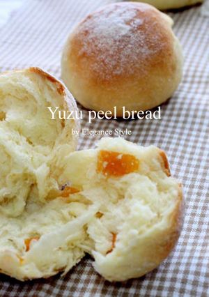 フープロで作る「柚子ピールパン」-レシピのメイン写真