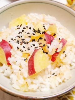秋の味覚❁さつまいもごはん-レシピのメイン写真