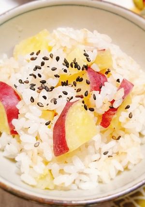 秋の味覚❁さつまいもごはん-レシピのメイン写真