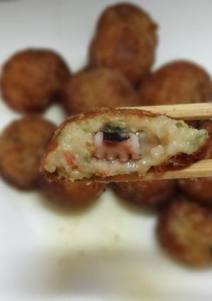冷凍たこ焼きのライ麦粉焼き-レシピのメイン写真