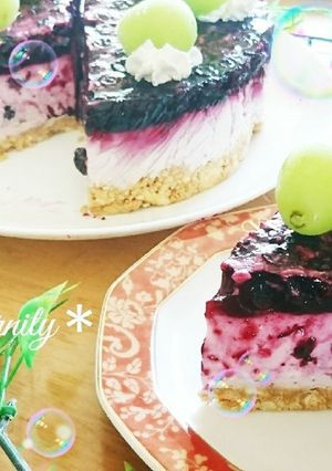 ＊ブルーベリーレアチーズケーキ＊-レシピのメイン写真