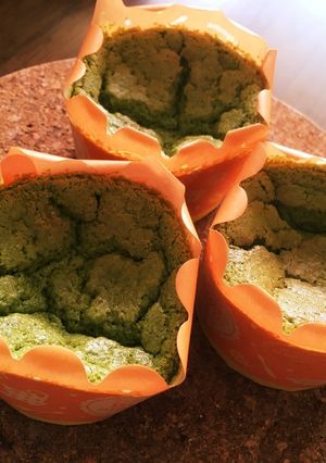 抹茶スフレカップチーズケーキ-レシピのメイン写真
