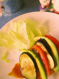 野菜タップリ⭐️ストライプハンバーグ❗️-レシピのメイン写真