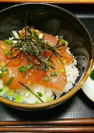 驚！メープルシロップでマグロの漬け丼-レシピのメイン写真