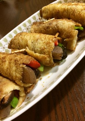 ■油揚げの蒟蒻・野菜巻き■-レシピのメイン写真