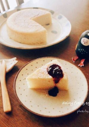 卵乳なし★豆乳ヨーグルトでチーズケーキ風-レシピのメイン写真