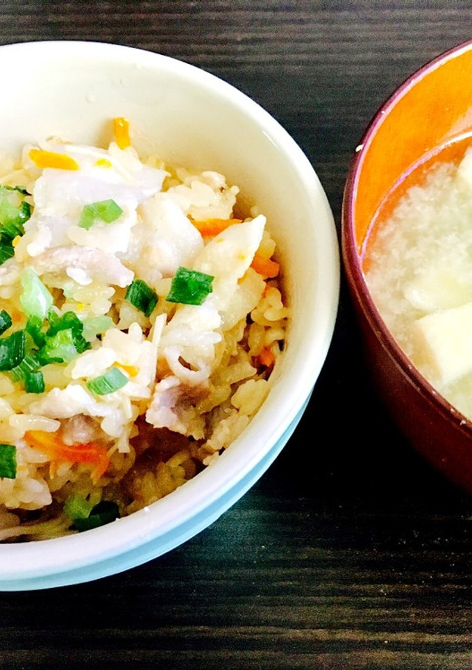 豚えのきの炊き込みご飯-レシピのメイン写真