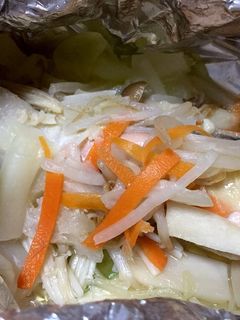 フライパンで☆鮭のホイル焼き-レシピのメイン写真