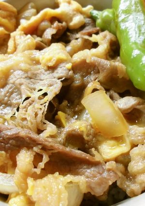 牛肉のたまごとじ（丼）！-レシピのメイン写真