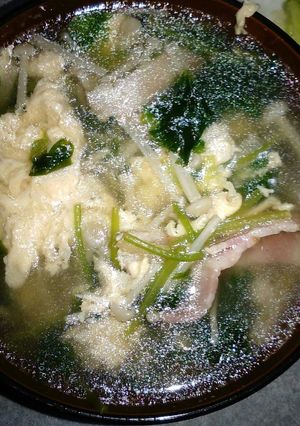 ♣生姜香る❗残りの野菜と卵のスープ♣-レシピのメイン写真