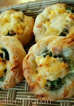 全粒粉生地で作るポテトサラダパン-レシピのメイン写真