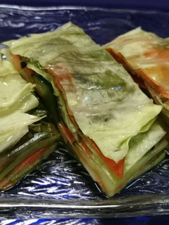 野菜の重ね漬物-レシピのメイン写真