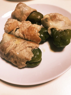 まるごとピーマンのチーズ詰め♡-レシピのメイン写真