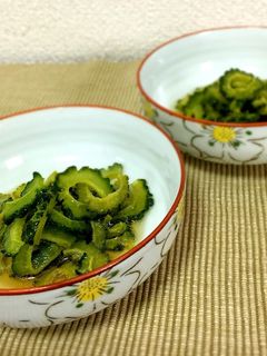 ゴーヤの揚げびたし(無限ゴーヤ)-レシピのメイン写真