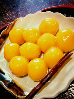 材料は3つ「キュートな南瓜白玉」-レシピのメイン写真