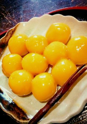 材料は3つ「キュートな南瓜白玉」-レシピのメイン写真