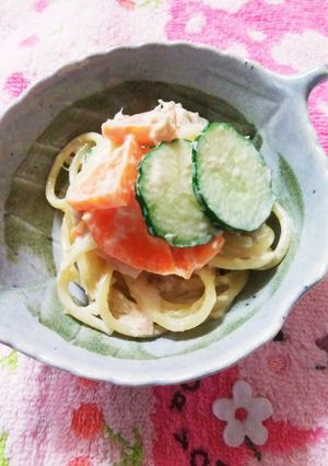 ツナ入り♪ちょい甘しっとりスパサラダ-レシピのメイン写真