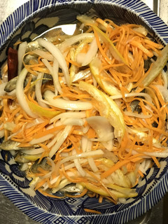 簡単!豆鯵そのまま南蛮漬け-レシピのメイン写真