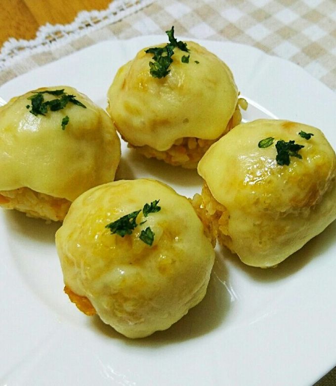 かぼちゃご飯のチーズ焼き-レシピのメイン写真
