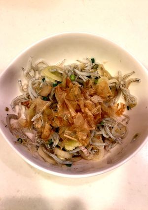 ★簡単★エシャロットとしらすの麺つゆ和え-レシピのメイン写真