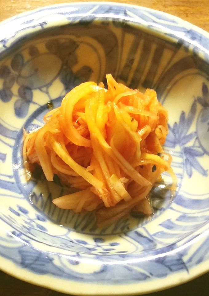 新生姜で手作りの紅生姜　赤梅酢使用-レシピのメイン写真