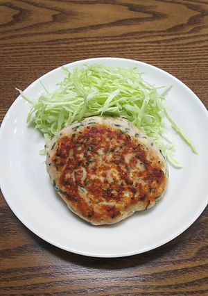 ネギトロとお豆腐のハンバーグ-レシピのメイン写真
