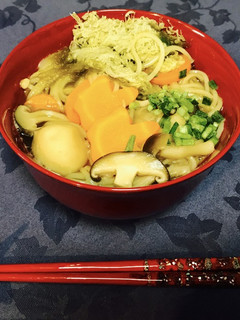 秋のきのこ煮麺-レシピのメイン写真