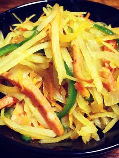 千切りじゃがいものカレー炒め-レシピのメイン写真