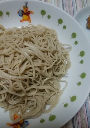敬老の日☆お蕎麦にバラのかまぼこを添えて-レシピのメイン写真