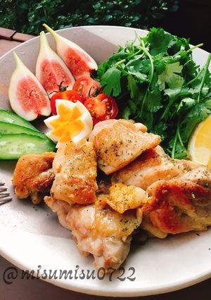 お弁当にも☆簡単鶏もも肉のレモンソテー-レシピのメイン写真