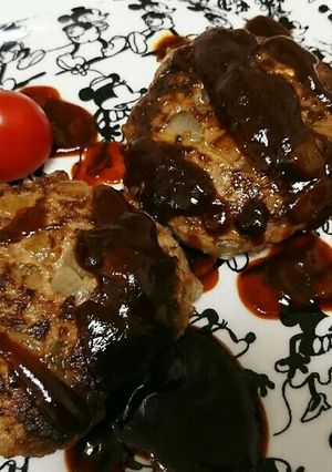 麩を使ったじゅーしーハンバーグ-レシピのメイン写真